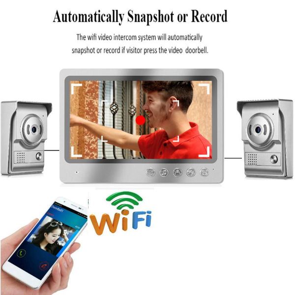 video door phones 9" wifi intercom system visual speakerphone 700tvl infared ir doorbell camera wired phone for home apartment
video door phones 9" wifi intercom system visual speakerphone 700tvl infared ir doorbell camera wired phone for home apartment