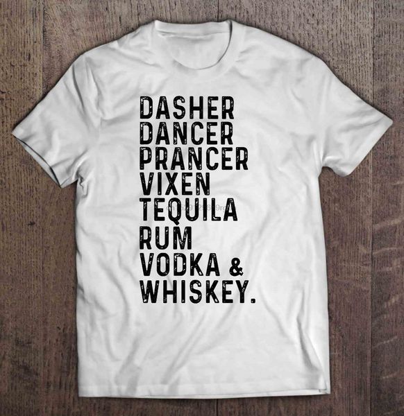 men t shirt dasher dancer prancer vixen tequila rum vodka & whiskey christmas sweater women t-shirt
men t shirt dasher dancer prancer vixen tequila rum vodka & whiskey christmas sweater women t-shirt
