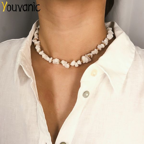 youvanic fashion clear white stone choker necklace jewelry for women boho clavicle beads chain necklace vintage neck collar 2432, Golden;silver
youvanic fashion clear white stone choker necklace jewelry for women boho clavicle beads chain necklace vintage neck collar 2432, Golden;silver