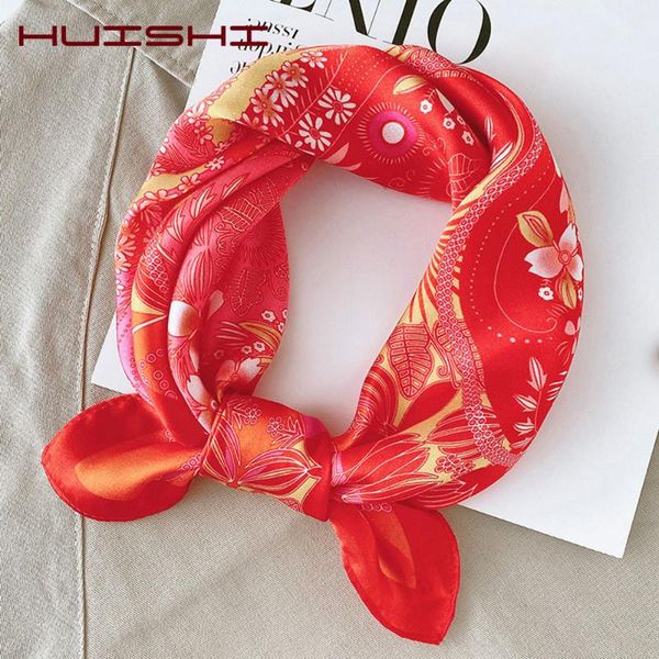 huishi leaves scarf ribbon neckerchief hair band bag handle wraps small square scarves soft shawls wrap silk bandana for gift, Blue;gray
huishi leaves scarf ribbon neckerchief hair band bag handle wraps small square scarves soft shawls wrap silk bandana for gift, Blue;gray