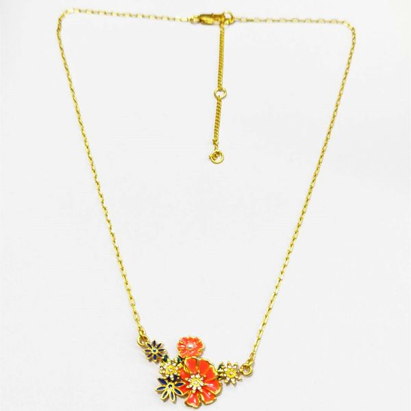 vintage enamel colored glaze purple flower pearl european and american daisy fashion chain necklace necklace, Silver
vintage enamel colored glaze purple flower pearl european and american daisy fashion chain necklace necklace, Silver