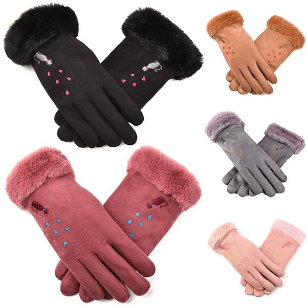 2020 new winter women gloves solid color warm touch screen mittens embroidery cute cat windproof outdoor gloves, Blue;gray
2020 new winter women gloves solid color warm touch screen mittens embroidery cute cat windproof outdoor gloves, Blue;gray