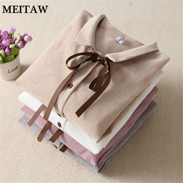 women corduroy blouse shirt autumn winter pleated asymmetric white shirts 2020 female elegant bow tie up korean
women corduroy blouse shirt autumn winter pleated asymmetric white shirts 2020 female elegant bow tie up korean
