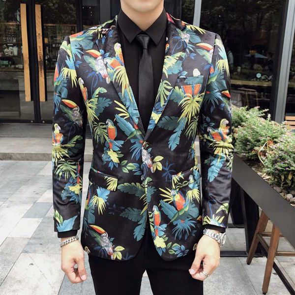 men's suits & blazers stage jacket party singer costume homme chaquetas hombre de vestir floral blazer men 2021 autumn brand one button, White;black
men's suits & blazers stage jacket party singer costume homme chaquetas hombre de vestir floral blazer men 2021 autumn brand one button, White;black