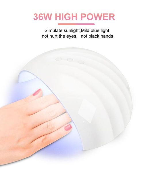 nail dryers lke usb dryer 36w uv led lamp professional smart sunlight curing all gel polish non-harmful fast dry art machine
nail dryers lke usb dryer 36w uv led lamp professional smart sunlight curing all gel polish non-harmful fast dry art machine