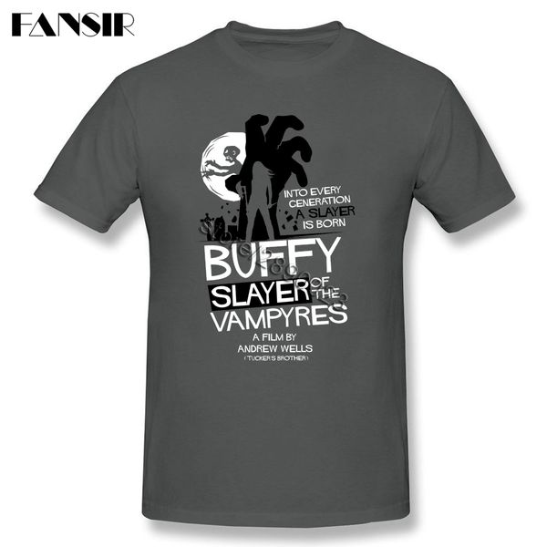 the vampire slayer buffy short sleeve t-shirt classic style clothing 100% cotton round neck men t shirt for team
the vampire slayer buffy short sleeve t-shirt classic style clothing 100% cotton round neck men t shirt for team