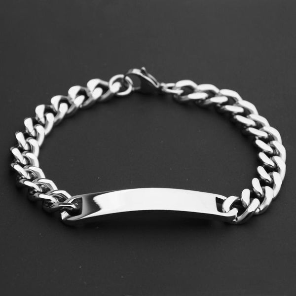 granny chic factory price men's women's id bracelet 316l stainless steel gold color bracelet for men wholesale, Black
granny chic factory price men's women's id bracelet 316l stainless steel gold color bracelet for men wholesale, Black