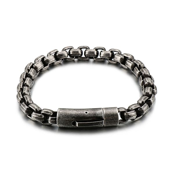 54g weight 8mm 8.66'' vintage black stainless steel huge square rolo link chain bracelet bangle mens jewelry xmas gifts
54g weight 8mm 8.66'' vintage black stainless steel huge square rolo link chain bracelet bangle mens jewelry xmas gifts