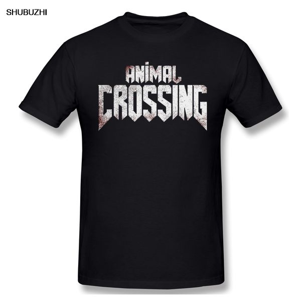 new arrival animal crossing new horizons doom eternal ofertas t-shirt 100% cotton crewneck tshirt