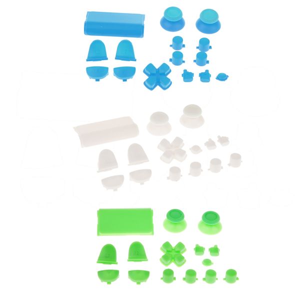 3 set full buttons replacement kits for sony ps4 video game controller blue+green+white
3 set full buttons replacement kits for sony ps4 video game controller blue+green+white
