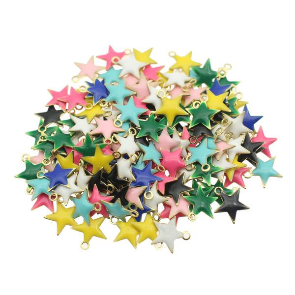 charms 20pcs brass multi color drip oil pentagram pendants diy handmade hanging decoration findings jewelry making accessories, Bronze;silver
charms 20pcs brass multi color drip oil pentagram pendants diy handmade hanging decoration findings jewelry making accessories, Bronze;silver