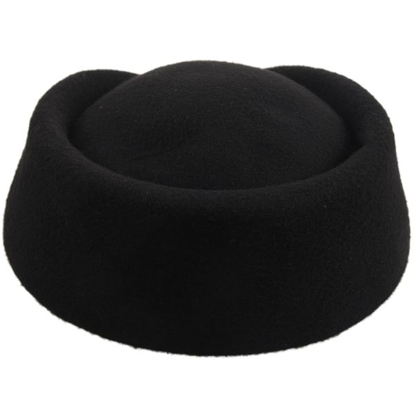 berets elegant wool felt pillbox stewardess air hostesses beret hat party base cap (black), Blue;gray
berets elegant wool felt pillbox stewardess air hostesses beret hat party base cap (black), Blue;gray