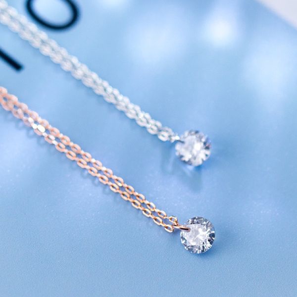 necklace 925 sterling silver hanging drop clear cz small fresh single drill chocker simple chain necklace for women female 2020
necklace 925 sterling silver hanging drop clear cz small fresh single drill chocker simple chain necklace for women female 2020