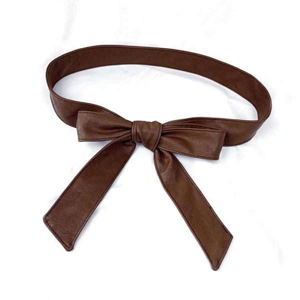 new female belt soft pu leather elegant bow knot tie wrap around waist belt dress for women ladies waistband cinturon mujer, Black;brown
new female belt soft pu leather elegant bow knot tie wrap around waist belt dress for women ladies waistband cinturon mujer, Black;brown