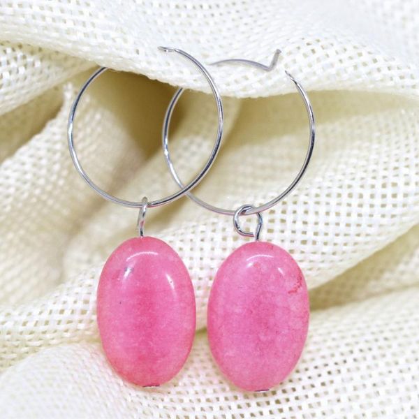 9 style stone chalcedony jades sandstone calaite oval earrings for women dangle eardrop gifts jewelry 13x18mm jewelry b1781, Silver
9 style stone chalcedony jades sandstone calaite oval earrings for women dangle eardrop gifts jewelry 13x18mm jewelry b1781, Silver