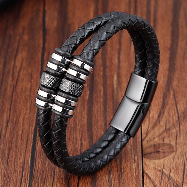 fashionable multi-layer combination cross stitched leather men's stainless steel bracelet for new year gifts male jewelry, Golden;silver
fashionable multi-layer combination cross stitched leather men's stainless steel bracelet for new year gifts male jewelry, Golden;silver