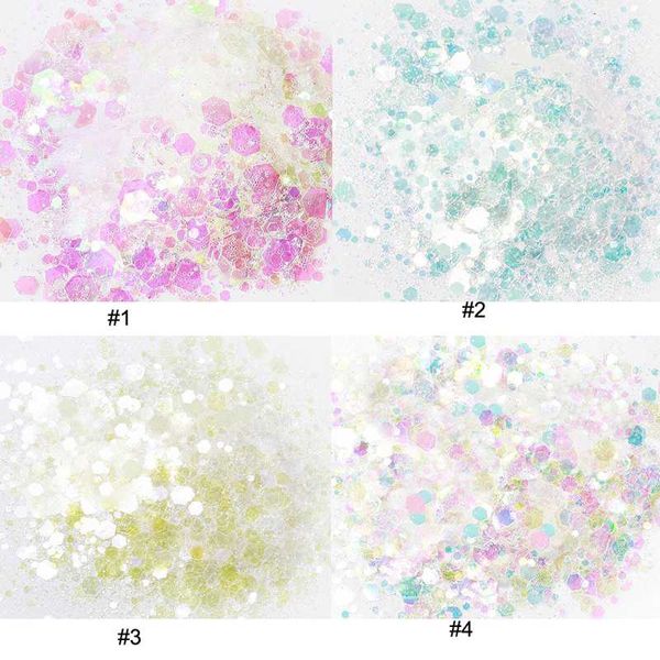 nail glitter 50g flakes for nails powder sequins laser art holographic dust gel polish md12, Silver;gold
nail glitter 50g flakes for nails powder sequins laser art holographic dust gel polish md12, Silver;gold