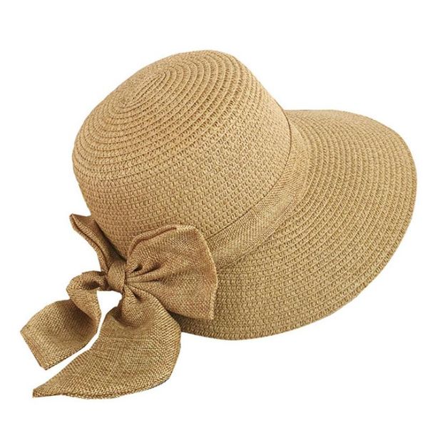 wide brim hats missky 2021 summer women sun solid color straw bowknot hat hand-woven foldable beach caps female protection, Blue;gray
wide brim hats missky 2021 summer women sun solid color straw bowknot hat hand-woven foldable beach caps female protection, Blue;gray