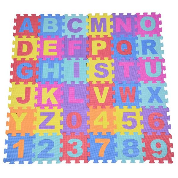 36pcs мягкая eva foam детские дети дети play mat алфавит количество головоломки 
36pcs мягкая eva foam детские дети дети play mat алфавит количество головоломки