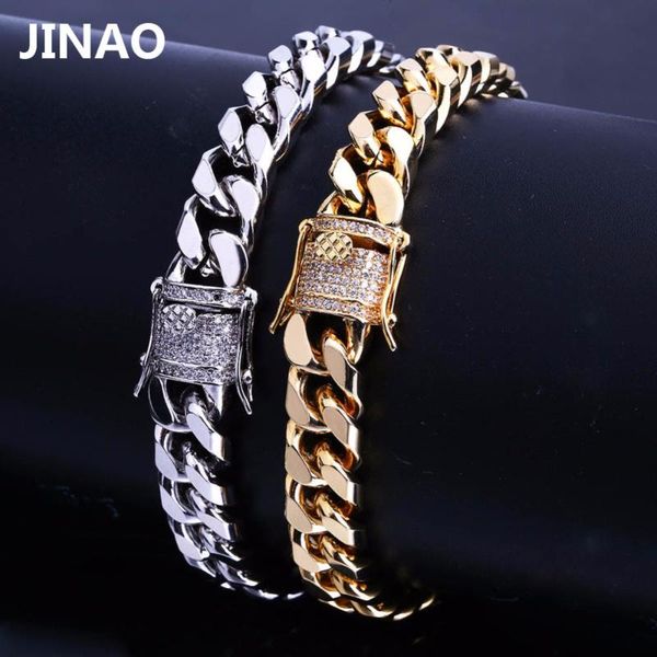 jinao new hip hop jewelry new style gold iced out bling bracelet micro pave cz stone link bracelet for men gift, Black
jinao new hip hop jewelry new style gold iced out bling bracelet micro pave cz stone link bracelet for men gift, Black