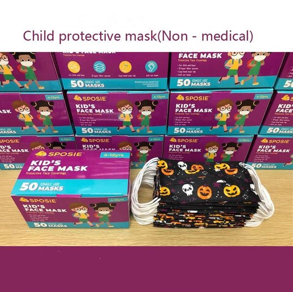 50pcs/box adults kids protective mask 3 layers non-woven disposible face masks hallooween pumpkin cartoon masks mouth cover facemasks e9802, Blue
50pcs/box adults kids protective mask 3 layers non-woven disposible face masks hallooween pumpkin cartoon masks mouth cover facemasks e9802, Blue