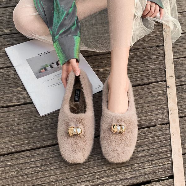 women korean shoes autumn loafers fur all-match female footwear casual sneaker pearl decorateion square toe women's moccasins, Black
women korean shoes autumn loafers fur all-match female footwear casual sneaker pearl decorateion square toe women's moccasins, Black
