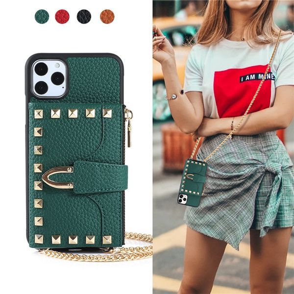2020 luxury rivet pu leather crossbody phone case for iphone 11 11pro max 8 7 plus iphone x xs max cover wallet card pocket shoulder bag
2020 luxury rivet pu leather crossbody phone case for iphone 11 11pro max 8 7 plus iphone x xs max cover wallet card pocket shoulder bag