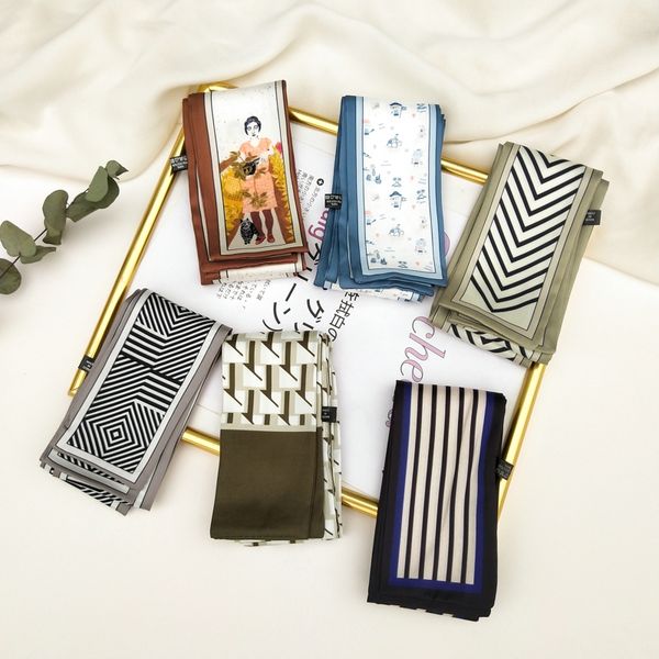 new fashion decorative thin strip neckerchief women isn printing tie package belt small silk scarf skinny scarf, Blue;gray
new fashion decorative thin strip neckerchief women isn printing tie package belt small silk scarf skinny scarf, Blue;gray