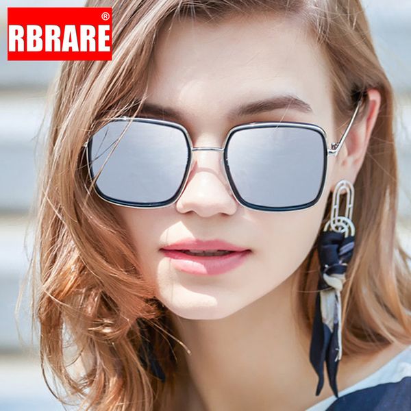 sunglasses rbrare oversized square women vintage mirror glasses for feminino, White;black
sunglasses rbrare oversized square women vintage mirror glasses for feminino, White;black