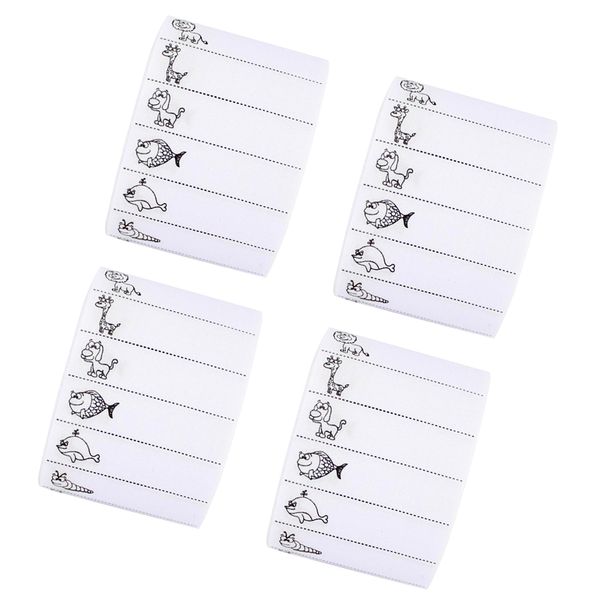 400pcs white animal ткань одежда наименование этикетка tages дети пришивание патчи, Black
400pcs white animal ткань одежда наименование этикетка tages дети пришивание патчи, Black