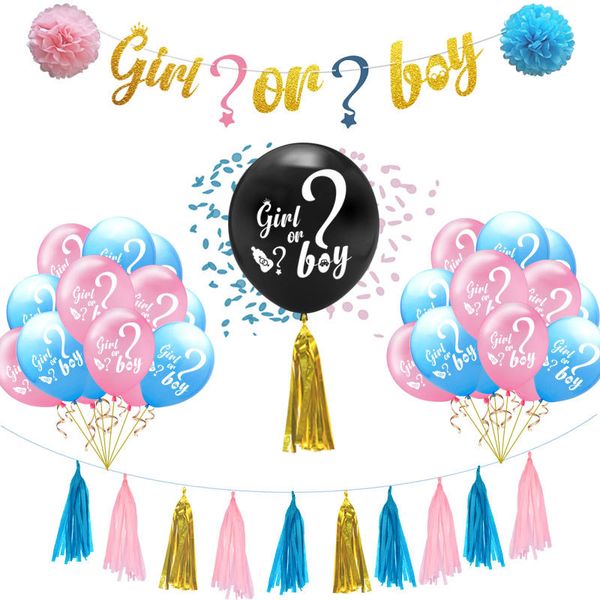 party decoration 36/12 inch gender reveal balloon suit parts boy or girl he she question mark birthday
party decoration 36/12 inch gender reveal balloon suit parts boy or girl he she question mark birthday