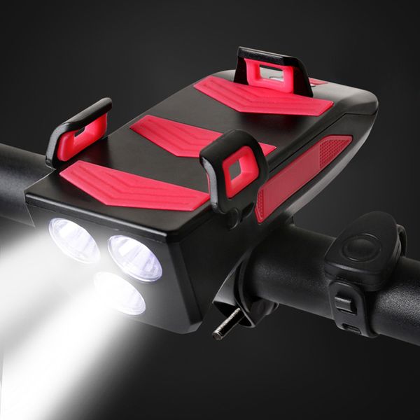 multi-function bicycle light usb rechargeable led bike headlight bike horn phone holder powerbank 4 in 1 mtb cycling front light
multi-function bicycle light usb rechargeable led bike headlight bike horn phone holder powerbank 4 in 1 mtb cycling front light