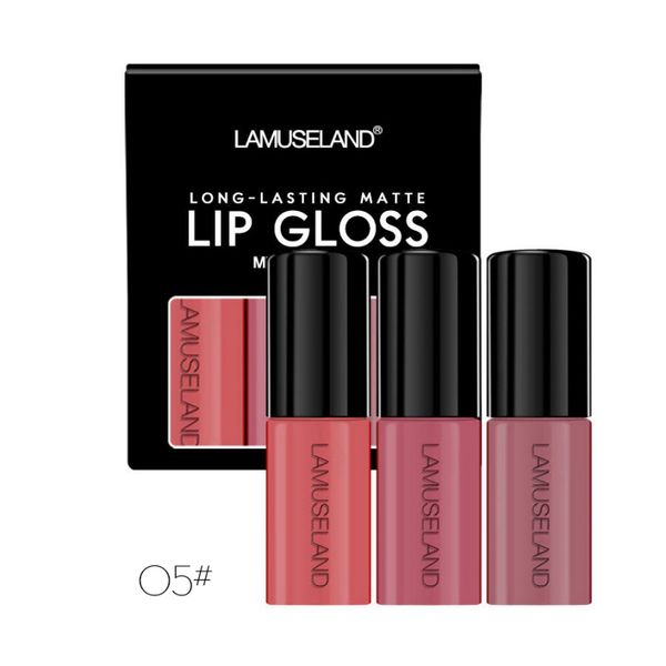 lip gloss 3 pcs matte lipstick set long lasting waterproof non-stick cup liquid kit makeup pomade maquiagem
lip gloss 3 pcs matte lipstick set long lasting waterproof non-stick cup liquid kit makeup pomade maquiagem