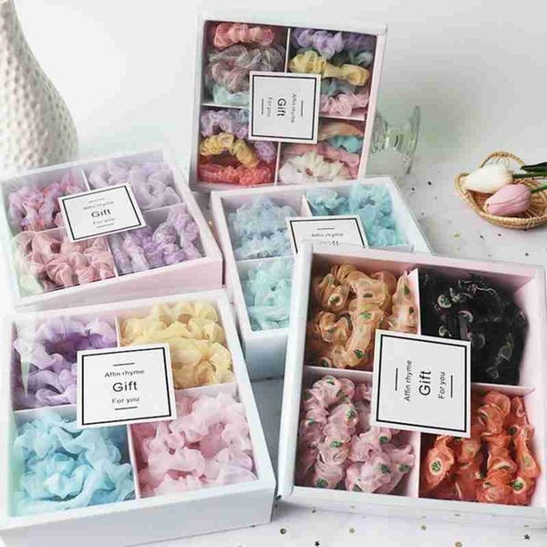 20pcs chiffon candy color elastic rubber band tie girls sweet scrunchie bands ring gift box for women headwear hair accessories
20pcs chiffon candy color elastic rubber band tie girls sweet scrunchie bands ring gift box for women headwear hair accessories