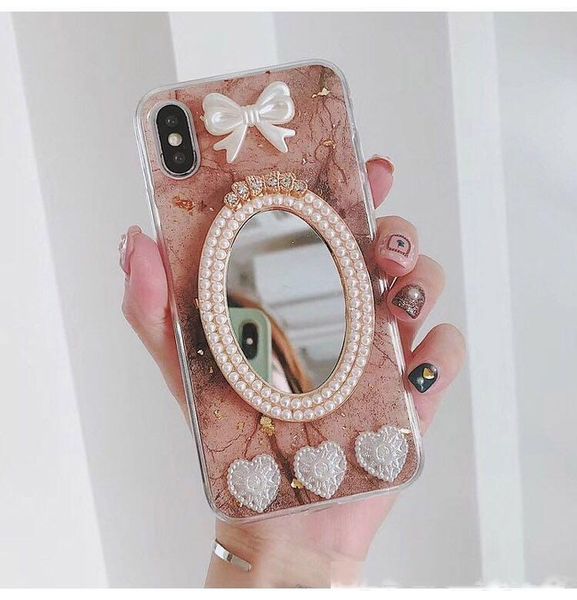fashion pearl makeup mirror female phone cover case for iphone x 11 pro xs max xr 10 8 7 6 6s plus soft case coque fundas
fashion pearl makeup mirror female phone cover case for iphone x 11 pro xs max xr 10 8 7 6 6s plus soft case coque fundas
