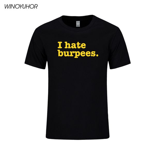 i hate burpees letters printed t shirt cotton mens hip hop tee man funny casual short sleeve t-shirts fitness clothing
i hate burpees letters printed t shirt cotton mens hip hop tee man funny casual short sleeve t-shirts fitness clothing