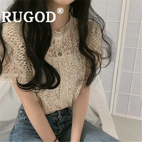 rugod women solid vintage blouse o neck lace embroidery hollow out slim shirt new summer fashion female elegant sweet korean top, White
rugod women solid vintage blouse o neck lace embroidery hollow out slim shirt new summer fashion female elegant sweet korean top, White