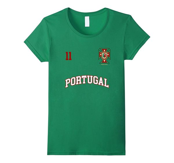 2019 new men's t-shirts short sleeve portugal soccers team shirt number 11 (+back) sporter tee flag footballer print tee shirt