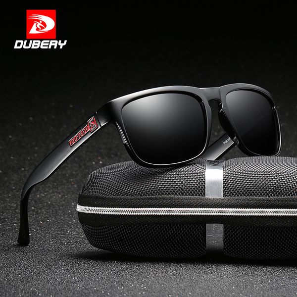 dubery polarized sunglasses men's driving sun glasses for men retro designer zipper box 730, White;black
dubery polarized sunglasses men's driving sun glasses for men retro designer zipper box 730, White;black