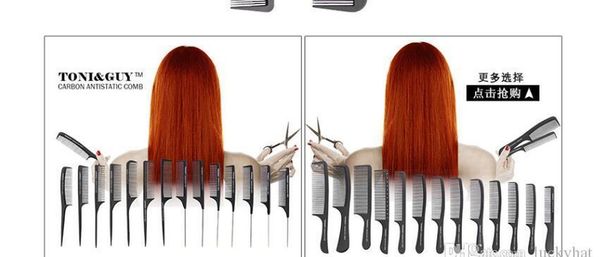 style black hair comb tools haircut double-use & hair & hairdressing 12 guy style styling comb each care antistatic pcs tony yxlln, Silver 
style black hair comb tools haircut double-use & hair & hairdressing 12 guy style styling comb each care antistatic pcs tony yxlln, Silver