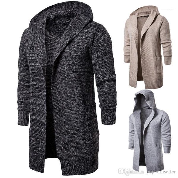 cardigan neck long sleeve outerwear winter warm gentlemen long knit coats mens fashion designer jackets mens hoodie, Black
cardigan neck long sleeve outerwear winter warm gentlemen long knit coats mens fashion designer jackets mens hoodie, Black