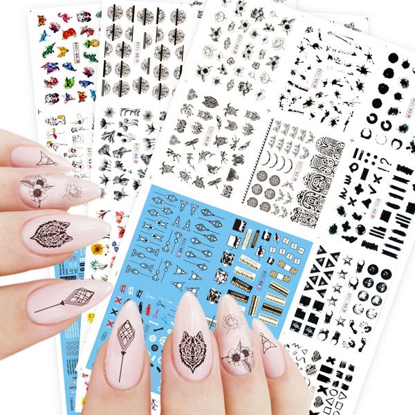 1 piece nail art stickers animal flower mixed pattern 3d nail decoration diy nails sticker foil, Black
1 piece nail art stickers animal flower mixed pattern 3d nail decoration diy nails sticker foil, Black