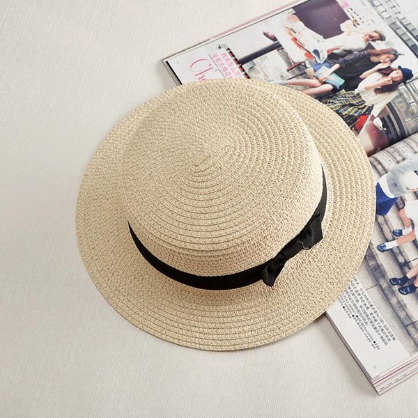new fashion sun flat straw hat boater hat girls bow summer hats for women beach flat panama straw chapeau femme, Blue;gray
new fashion sun flat straw hat boater hat girls bow summer hats for women beach flat panama straw chapeau femme, Blue;gray