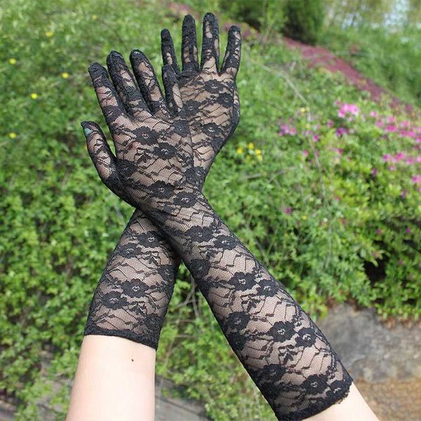 lace long gloves women transparent fishnet floral opera gloves girls full finger sunscreen party, Blue;gray
lace long gloves women transparent fishnet floral opera gloves girls full finger sunscreen party, Blue;gray