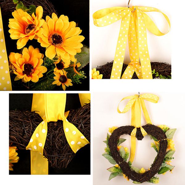 decorative flowers & wreaths 1pcs thanksgiving wreath artificial sunflower garland for home decor welcome door wedding party event supply
decorative flowers & wreaths 1pcs thanksgiving wreath artificial sunflower garland for home decor welcome door wedding party event supply
