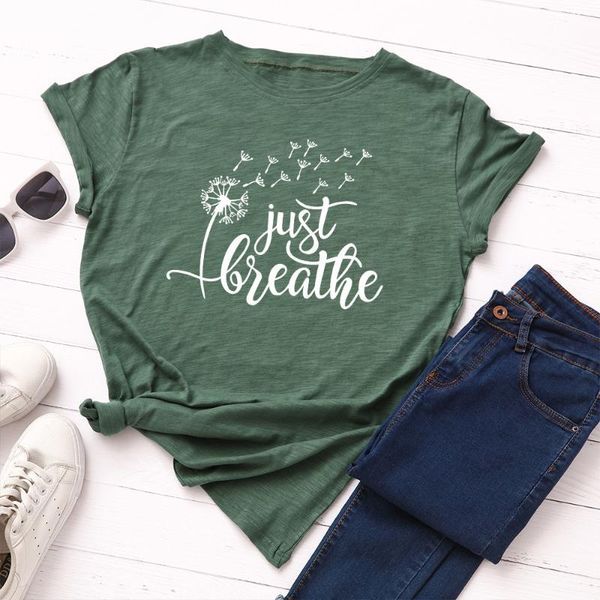 women's t-shirt korea white letter print tshirt harajuku just breathe dandelion women large size cotton basic tee shirt loose lady
women's t-shirt korea white letter print tshirt harajuku just breathe dandelion women large size cotton basic tee shirt loose lady