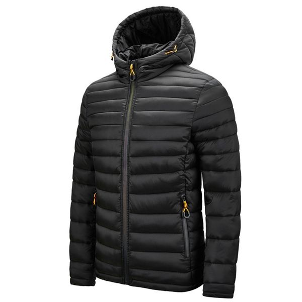 men's winter warm outdoor down jacket fashion vsnih, Black