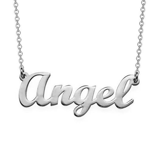 personalized name necklace custom letter pendant necklace customized gold nameplate jewelry gift for her, Silver
personalized name necklace custom letter pendant necklace customized gold nameplate jewelry gift for her, Silver