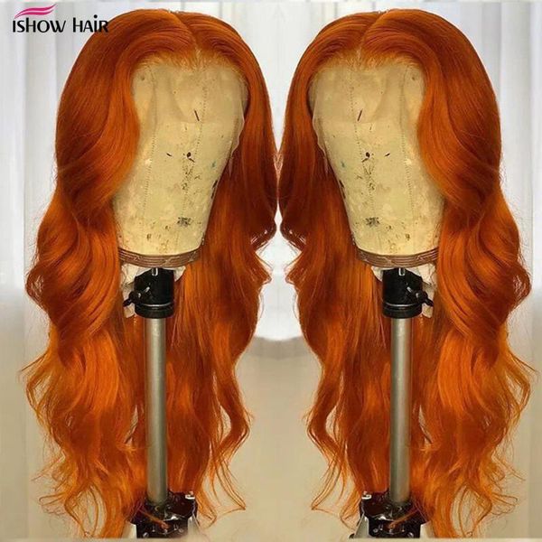 lace wigs ishow hd transparent frontal wig 32 34 inch brazilian body wave ginger 13x4x1 remy hair pre plucked, Black;brown
lace wigs ishow hd transparent frontal wig 32 34 inch brazilian body wave ginger 13x4x1 remy hair pre plucked, Black;brown