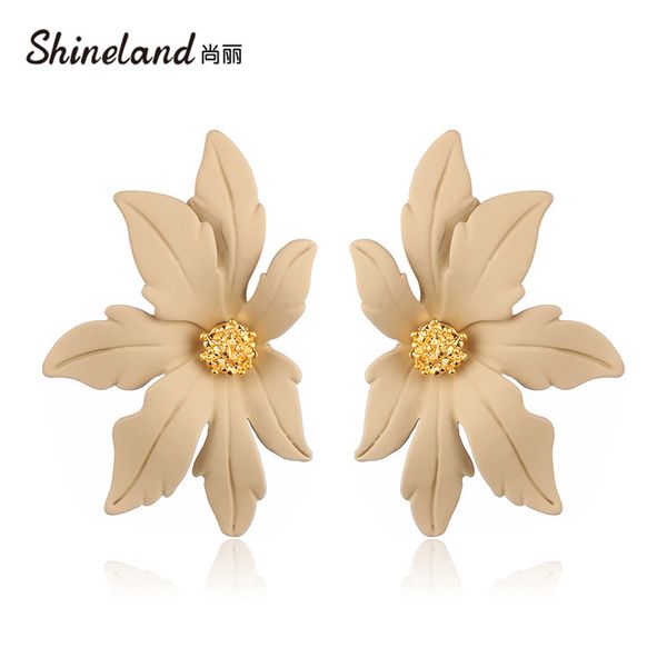 stud shineland bohemia yellow red resin flower earrings women wedding fashion jewelry beach summerbrincos bijoux gifts, Golden;silver
stud shineland bohemia yellow red resin flower earrings women wedding fashion jewelry beach summerbrincos bijoux gifts, Golden;silver